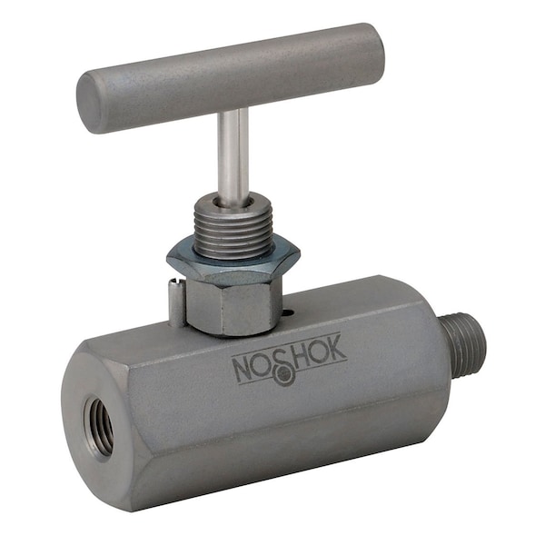 Needle Valve, Hard Seat, 1 NPT Female - 1 NPT Female, 316 SS, 0.438" Orifice, EPDM 80 O-Ring